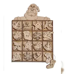 Gravidus Holz-Aufhänger-Set Weihnachtsbaum Schmuck 48 Figuren