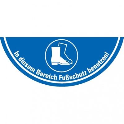 Dreifke® Bodenmarkierung Fußschutz benutzen, R10, Bodenmarkierungsfolie, 750x300mm