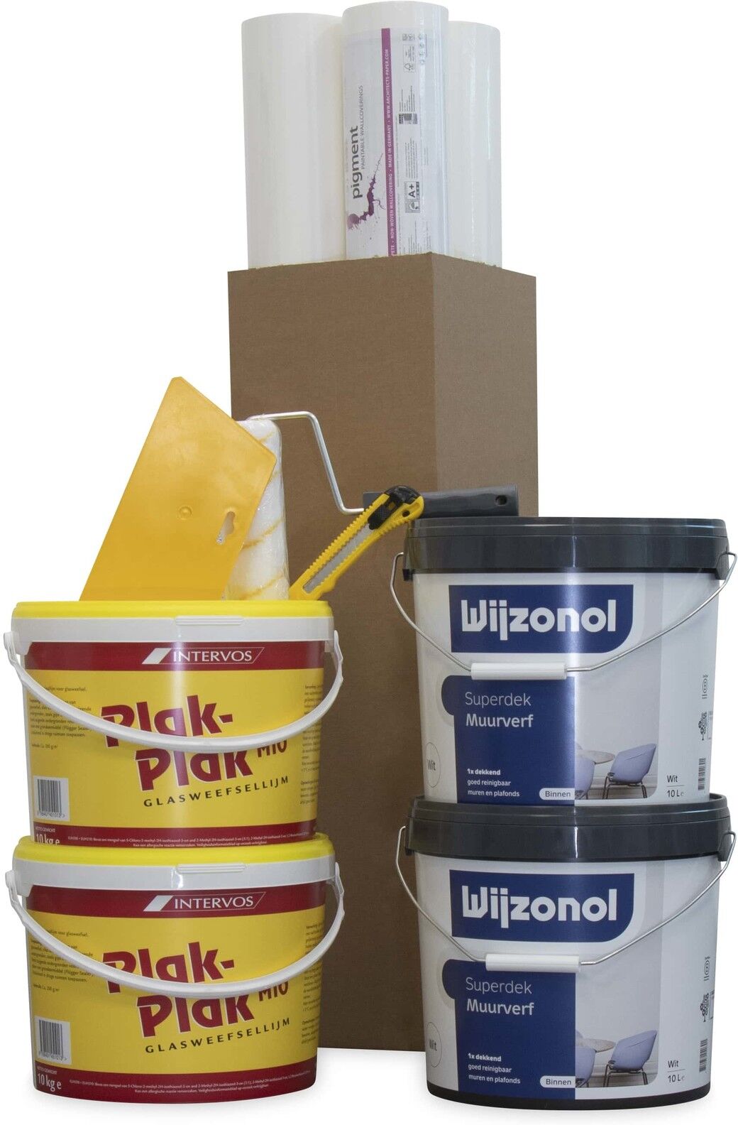 Complete Renovlies Set Wijzonol Superdek - Wit   257069   Behang