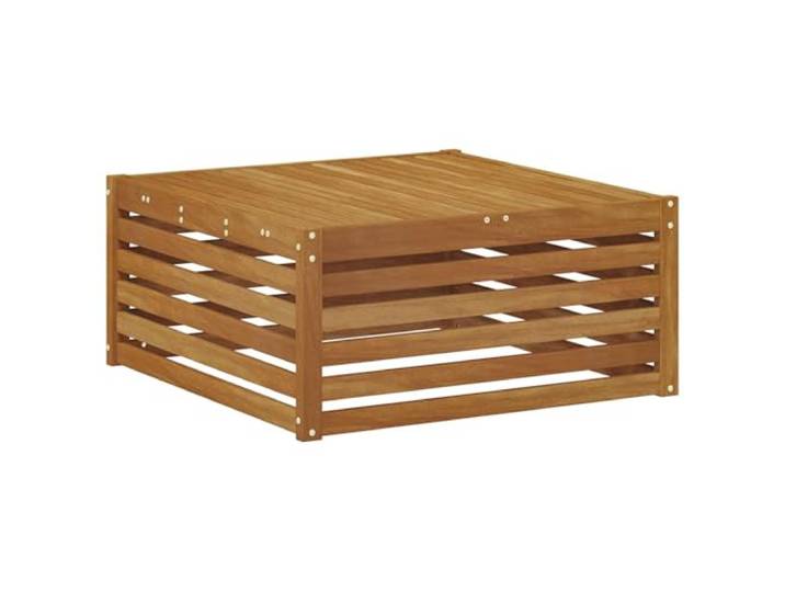 KTHLBRH Sofa-Set für den Außenbereich, 7-teilig, Naturfarben und Akazienholz, widerstandsfähig, atmosphärisch, modular, 110 kg pro Stuhl