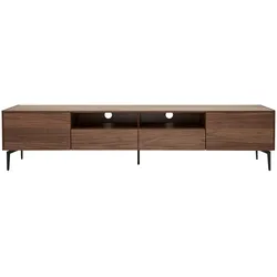 Design-TV-Möbel mit Walnussfurnier L200 cm BLISS