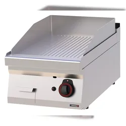 Snackplatte Chrom gerillt Gas 40 - Linie 700 C7PASCRG40 Casselin