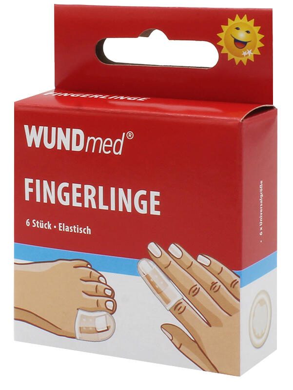 WUNDmed® Pflaster Fingerlinge transparent 6 St. 02-101
