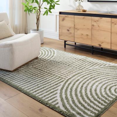Teppich LIVABLISS "GRENAC", grün, B:200cm H:18mm L:275cm, Polyester, Teppiche, Teppich