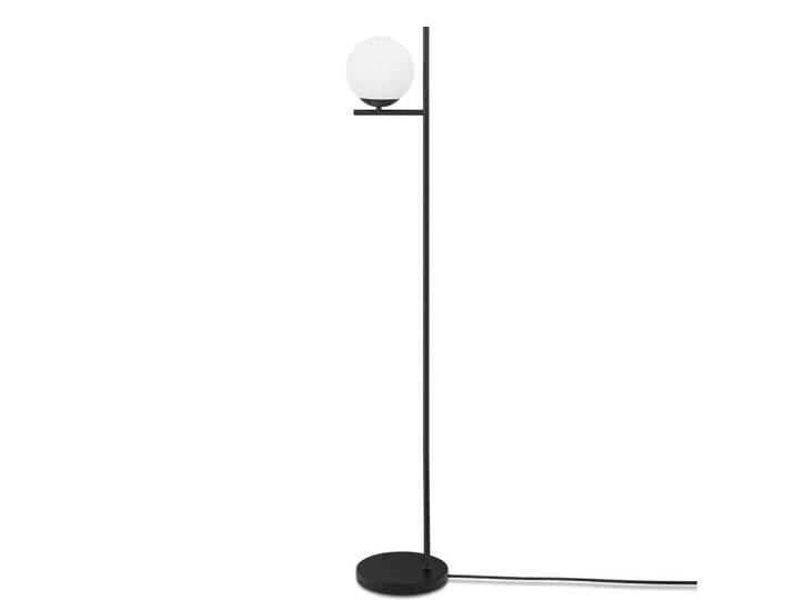 Nettlife Stehleuchte Dortmund 25/20/150 cm, Schwarz, Metall, E27, 25x166x32 cm, Lampen & Leuchten, Innenbeleuchtung, Stehlampen