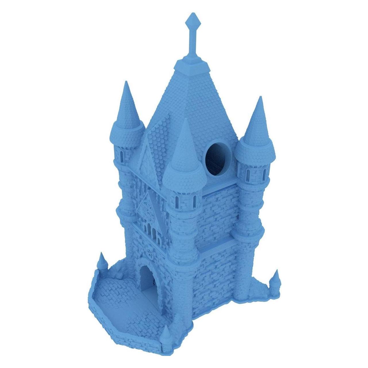 Feldherr Fates End Dice Tower Cleric himmelblau - 3D gedruckter Würfelturm (Kunststoff) (376995)