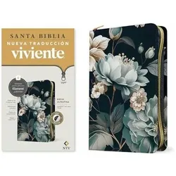 Biblia Ultrafina Ntv de Zíper, Con Filament (Sentipiel, Floral, Índice, Letra Roja), Sachbücher von Tyndale