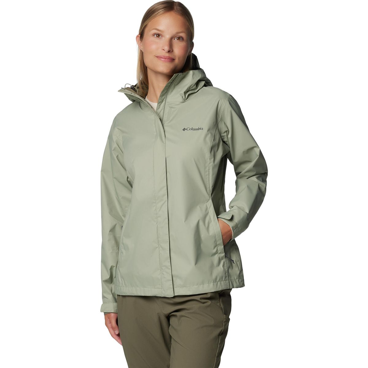 Columbia Women’s Arcadia II Waterproof Jacket safari (349) L 153411-1534115-349-L