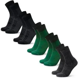 DANISH ENDURANCE Socken Light Hiking Crew, Größe 43-47 in Bunt Bunt