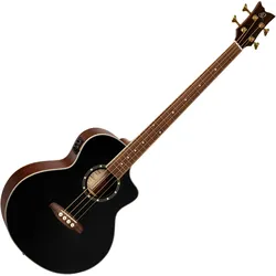 Ortega D8CE-4 Akustik Bass Gloss Black