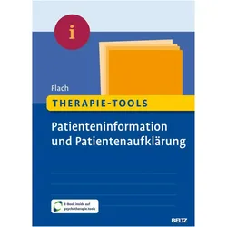 Therapie-Tools Patienteninformation und Patientenaufklärung, Fachbücher von Elisa Flach