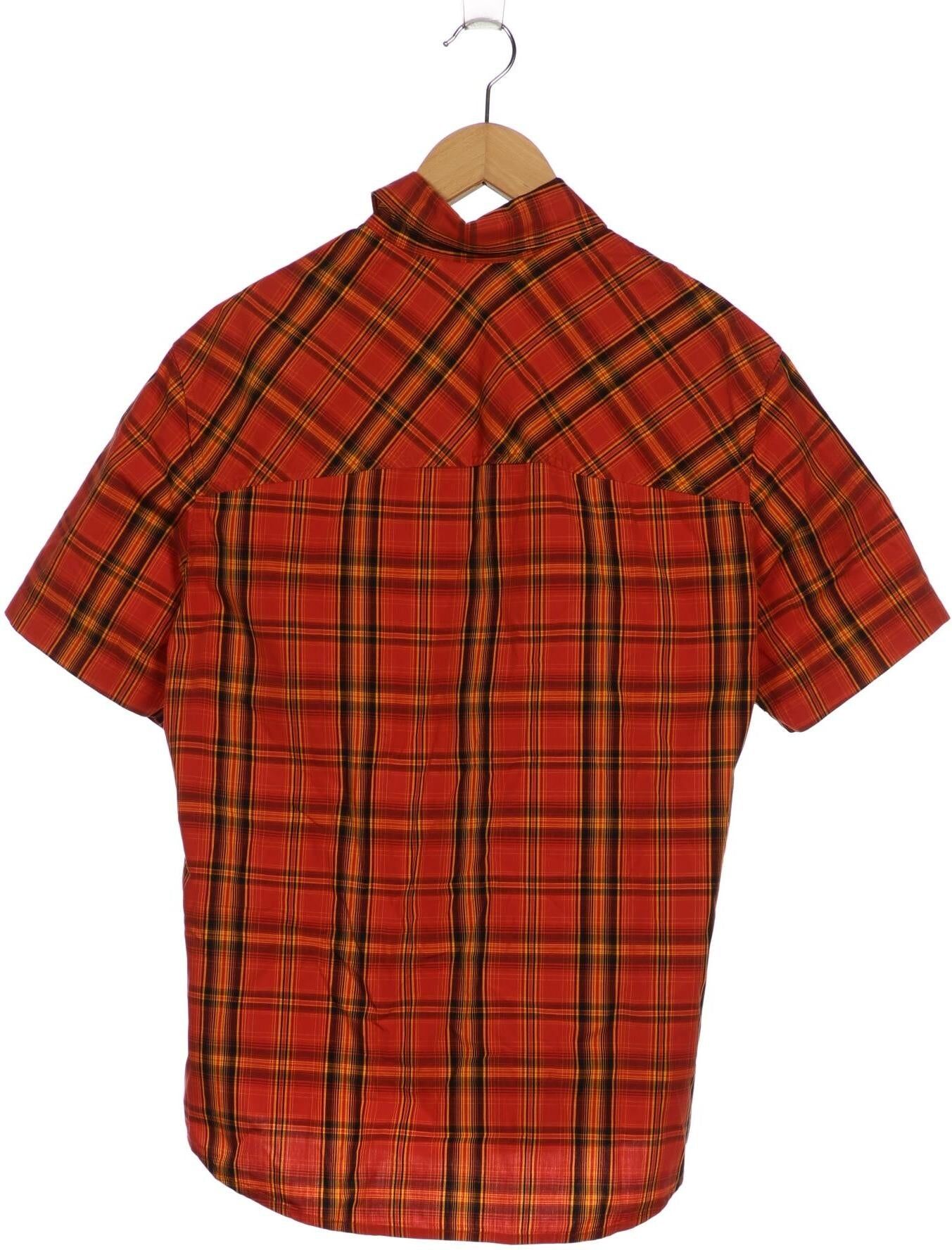 Jack Wolfskin Herren Hemd, Rot, Gr. S, Baumwolle - Second Hand
