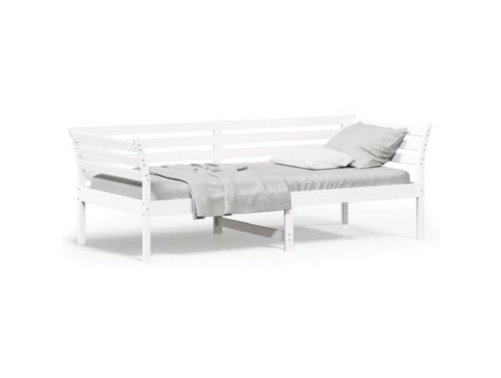 PUGYNBK Schlafsofa ohne Matratze, massives Kiefernholz, 90 x 200 cm Sperrholzlatten, Sicherheitsgeländer, tägliche Verwendung als Sofa oder Bett