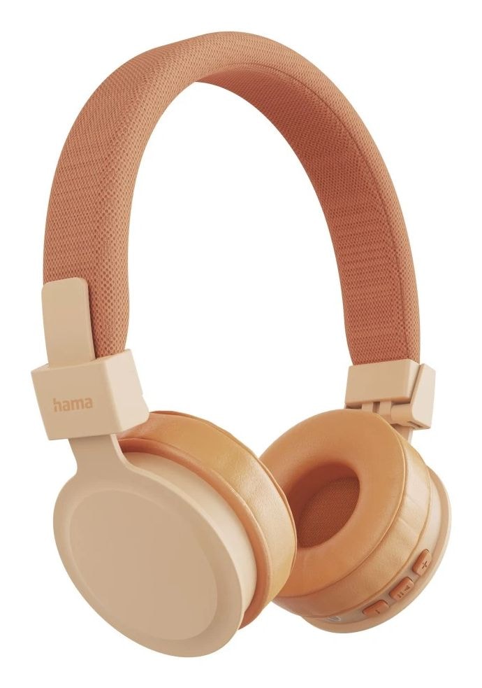 Hama Ohraufliegender Bluetooth Kopfhörer kabellos 15 h Laufzeit USB Typ-C 221770 Freedom Lit III (Orange) 00221770