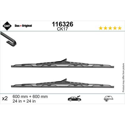 Swf Wischblatt [Hersteller-Nr. 116326] für Opel
