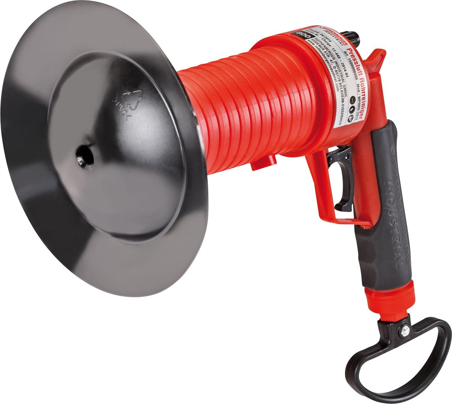 Rothenberger Drain cleaning gun Industrial 1500000006 Rood - Chemischvrij