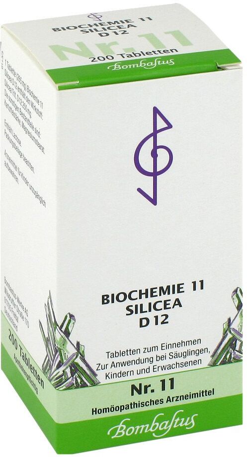 Biochemie 11 Silicea D12 Tabletten Bombastus