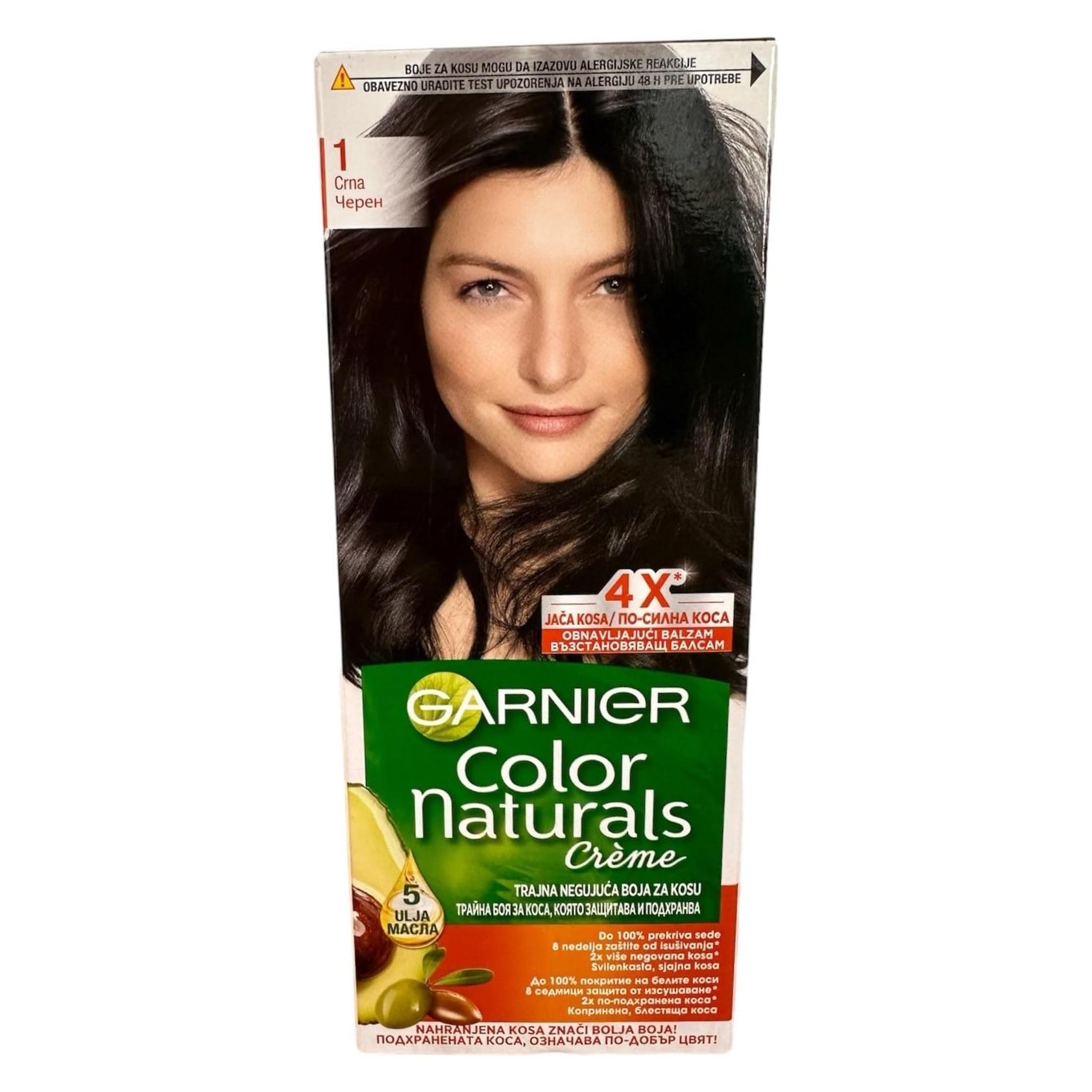 Garnier Color Naturals Hair Dye 1ack (1 schwarz) (3600540179609)