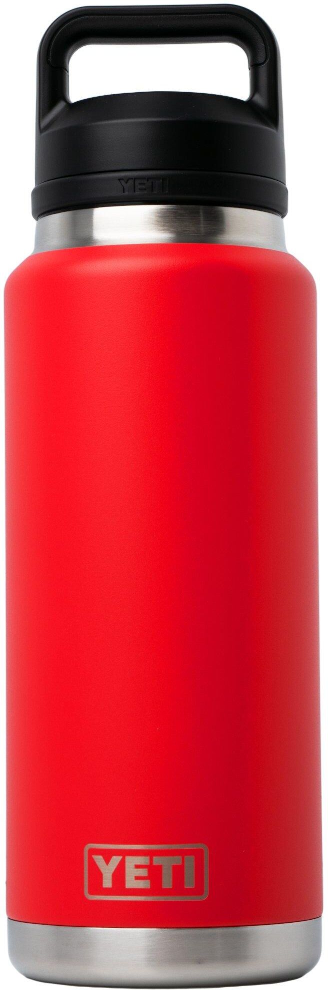 Termos Yeti Rambler Bottle 36oz Chug Cap, Rescue Red, z ustnikiem, 1L