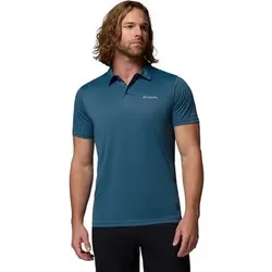 COLUMBIA Herren Polo Columbia Hike Polo, Größe S in Blau Blau