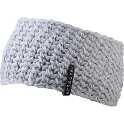 Myrtle Beach Unisex Häkel Stirnband MB7947 silver one size
