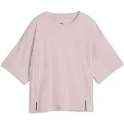 PUMA Damen Shirt HER Relaxed Tee, Größe XL in Rot Rot