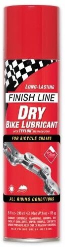 FINISH LINE Olio per catena  Teflon plus 240 ml spray dry secco