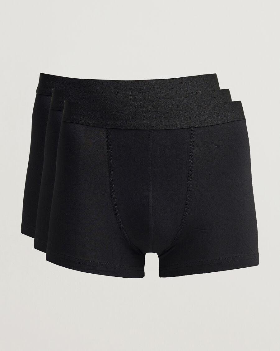 Bread & Boxers 3-Pack Boxer Brief Black men XL Sort
