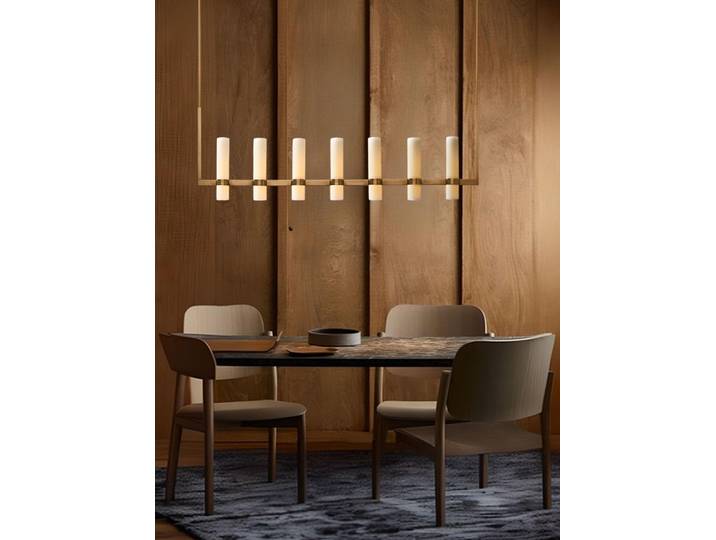 Nouvelle Tendance 2026 : Lustre LED E14 en Verre Transparent Blanc, Suspension Luminaire pour Salle à Manger