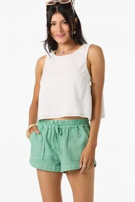 O'Neill s Athena Top in White, Size Medium