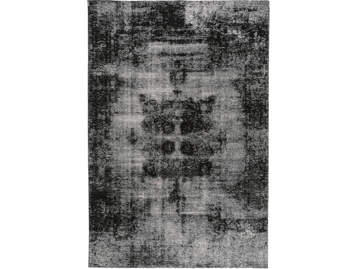 Tapis tissé à plat noir 115x180