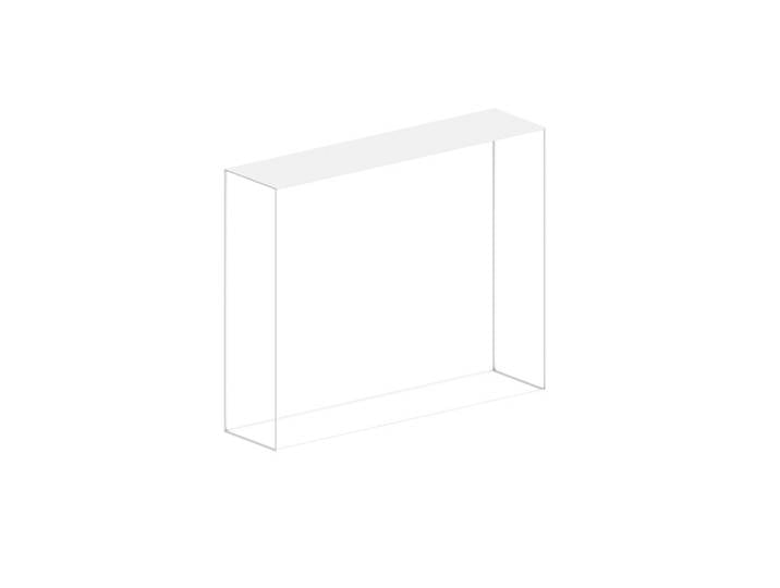 Konsole Slim Irony Zeus weiss weiß, Designer Maurizio Peregalli, 124x100x31 cm