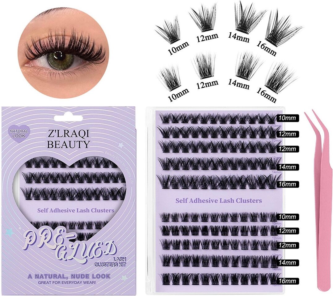 INF Duomao kleberfreies Magnet-Wimpernset — leichte Synthetikfasern, starker magnetischer Halt, mehrere Styles