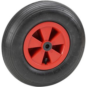 Metafranc Schubkarrenrad 4.80/4.00-8, luftbereift, 250kg Tragkraft, Ø 400mm, mit Kunststofffelge