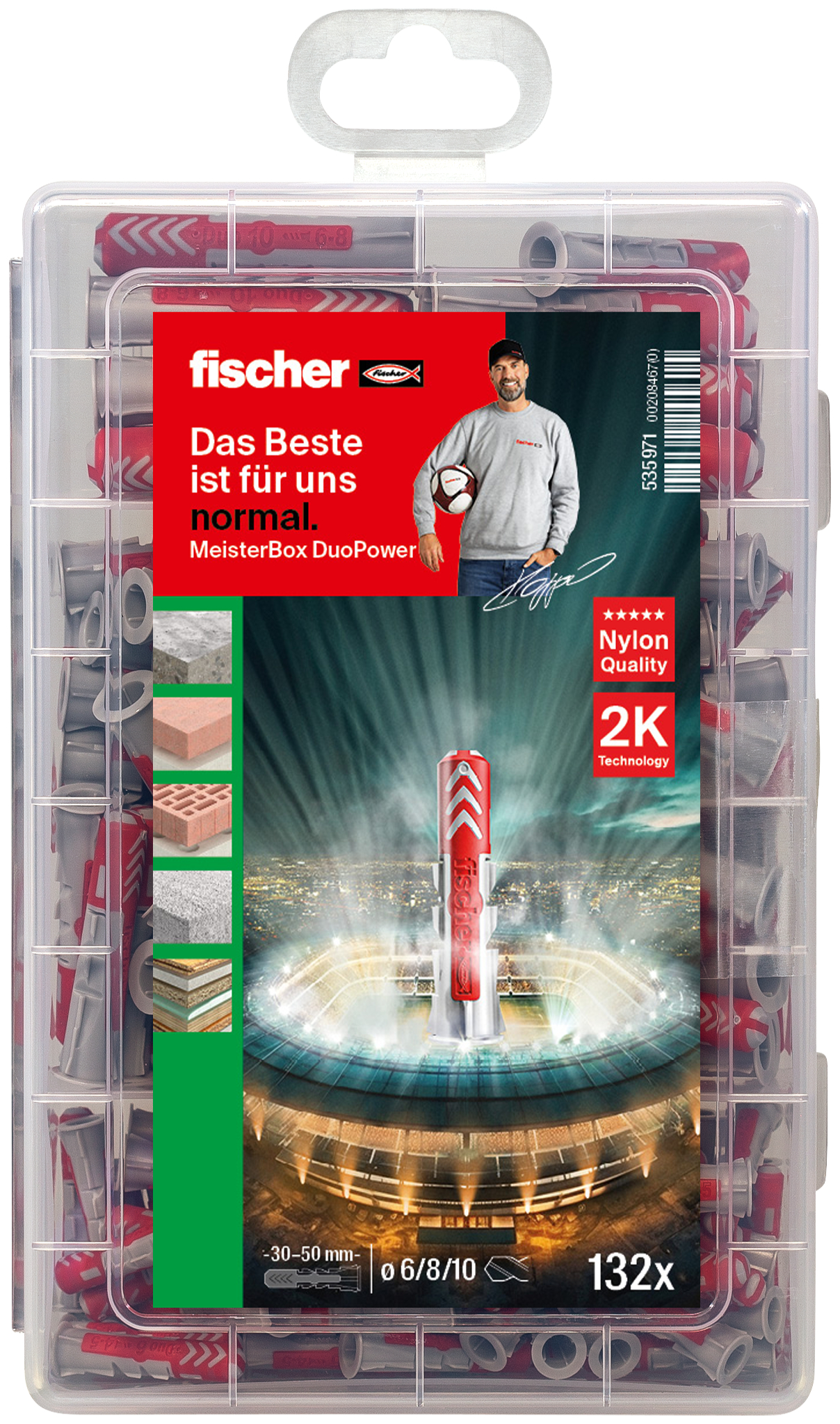 fischer Deutschland Vertriebs GmbH fischer Meister-Box DuoPower ohne Schraube (132-tlg.) 535971