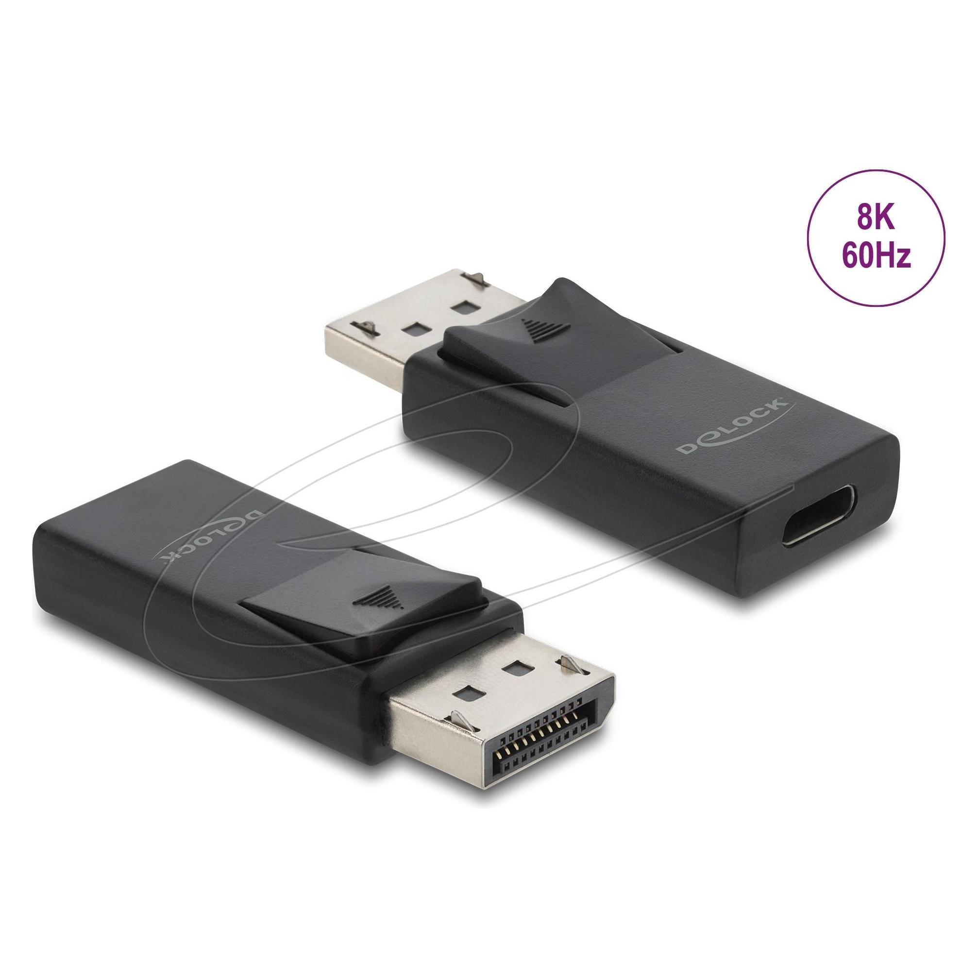 Delock USB Type-C zu DisplayPort Adapter 8K mit HDR und HDCP (DisplayPort) (61078)