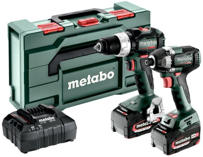 Kit d'outils sans fil Metabo 2.8.4 18VBS 18 LT BL + SSD 18 LT 200 BL ; metaBOX 145 L (685196000)