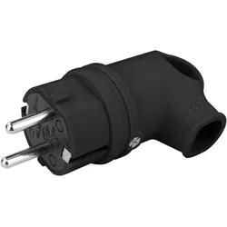 Gummistecker mit Griff 16A 230V Stecker schwarz 3101-302-0300