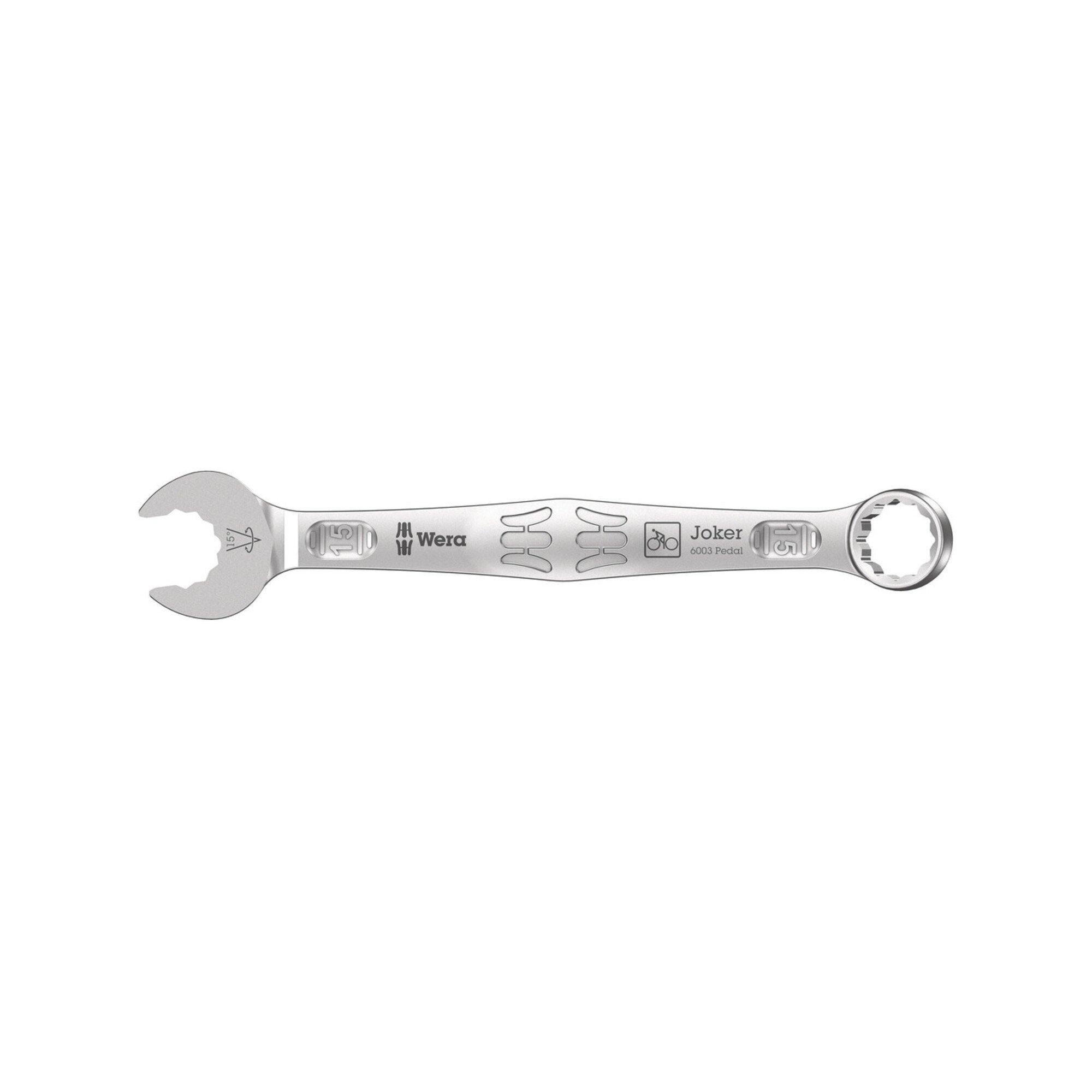 Wera 6003 Joker Pedal Ringmaulschlüssel, 15 x 174 mm (05020221001)