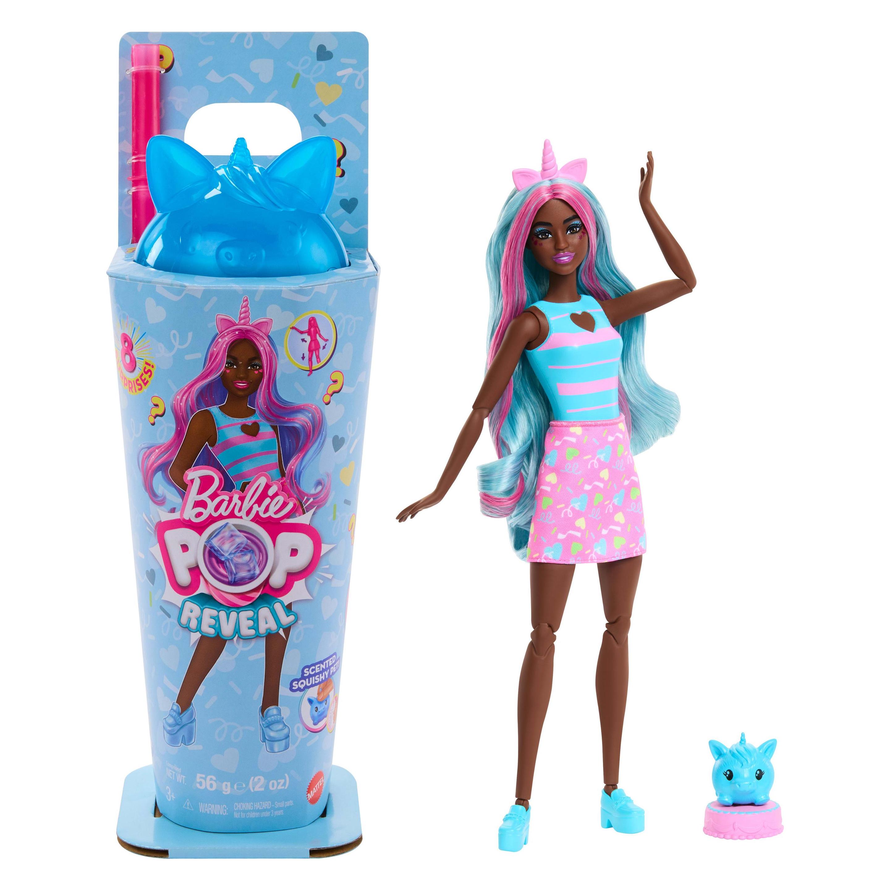Barbie Pop Reveal Serie Animal Party - Unicorno (JCN86)