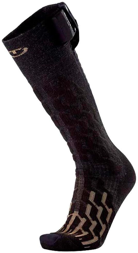 Therm-Ic  - Pack Chaussettes de ski Powersock Heat Fusion Black Gold - 45-47 + S-Pack 1200 - Chaussettes de ski
