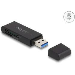 DELOCK Card Reader SuperSpeed USB 5 Gbps für SD und Micro SD