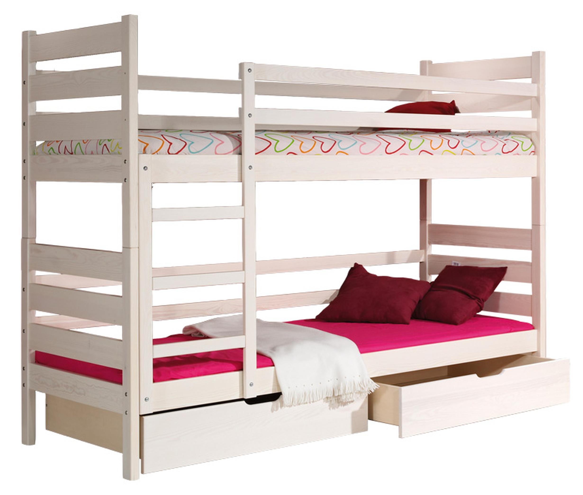 Hochbett Doppelstockbett Etagenbett Kinderbett Bett Bettkasten Farbauswahl