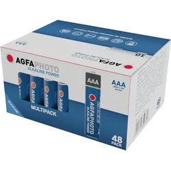 AGFA ALK AAA48 - Power, Alkaline Batterie, AAA (Micro), 48er-Pack