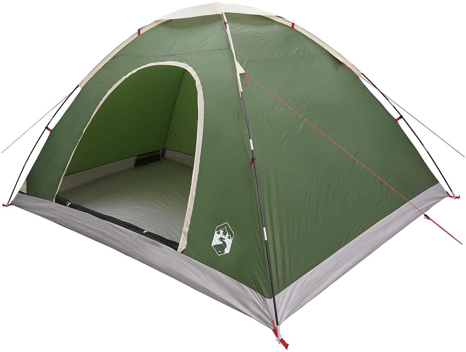 vidaXL Tente de camping 6 personne Vert