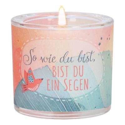 Glaswindlicht zur Firmung - So wie du bist, bist du ein Segen