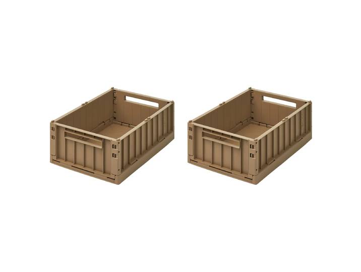 LIEWOOD - Weston Aufbewahrungsbox, 36 x 25 x 13,5 cm, oat (2er-Set)