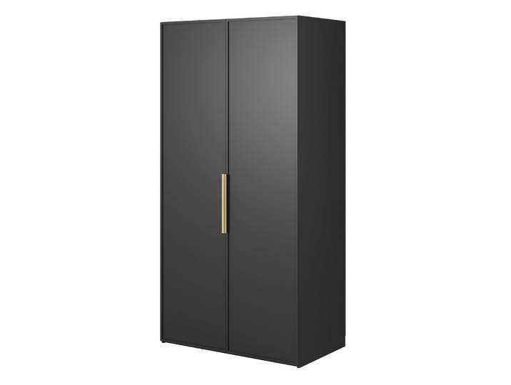 Zweiflügeliger Kleiderschrank Frame mit Kleiderstange, Regalen