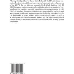 Taming the algorithm, Fachbücher von Paweł Kuch
