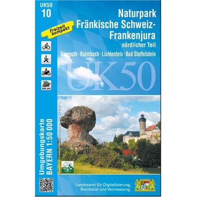 UK50-10 Naturpark Fränkische Schweiz - Frankenjura nördlicher Teil, Sonstige von , Landesamt für Digitalisierung, Breitband und Vermessung, Bayern,